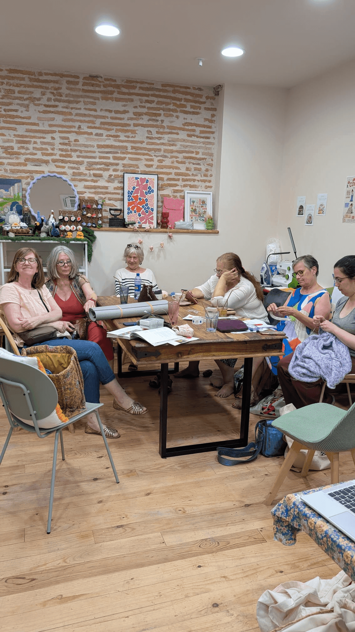 Atelier couture de l'association